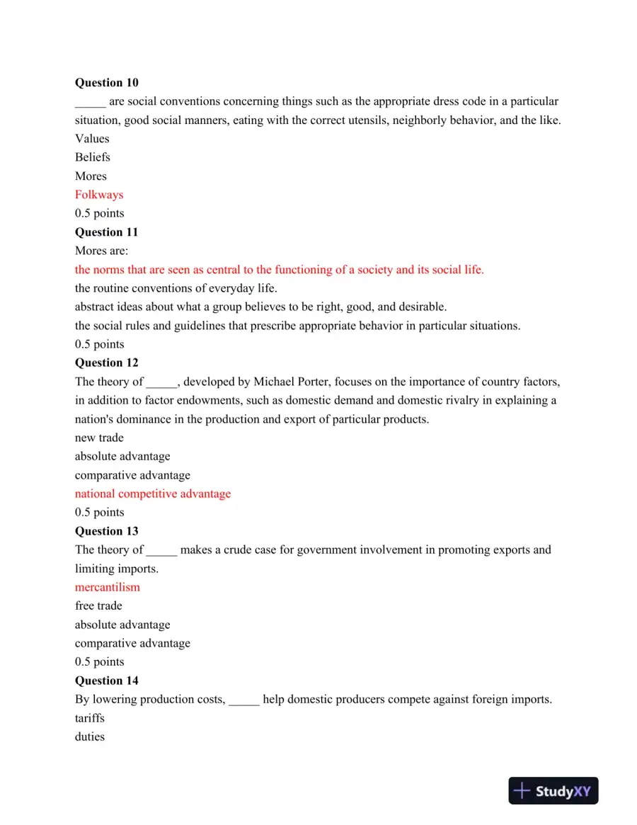 POST IBA301 Final Exam, page 4