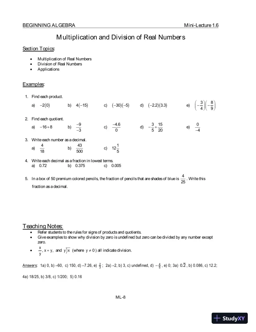 Solution Manual for Beginning Algebra with Applications and Visualization, 3rd Edition, page 11