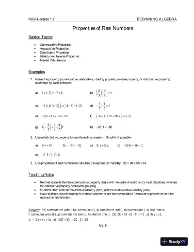 Solution Manual for Beginning Algebra with Applications and Visualization, 3rd Edition - Page 12 preview image