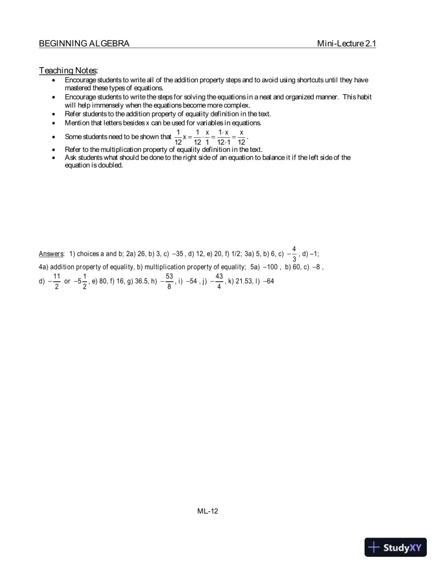 Solution Manual for Beginning Algebra with Applications and Visualization, 3rd Edition, page 15