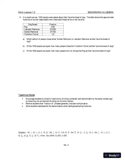 Solution Manual for Beginning Algebra with Applications and Visualization, 3rd Edition - Page 6 preview image