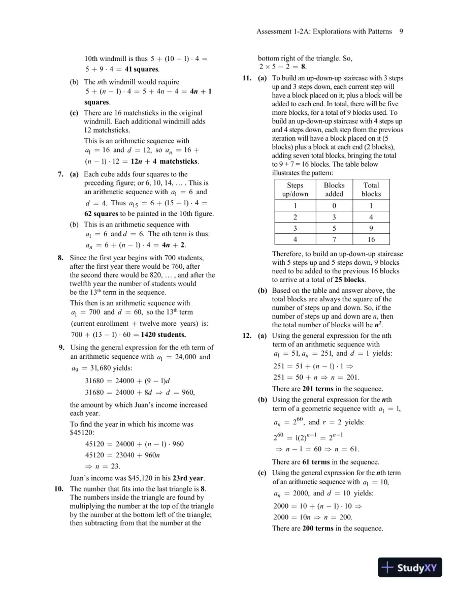 Solution Manual for A Problem Solving Approach to Mathematics for Elementary School Teachers, 13th Edition, page 12