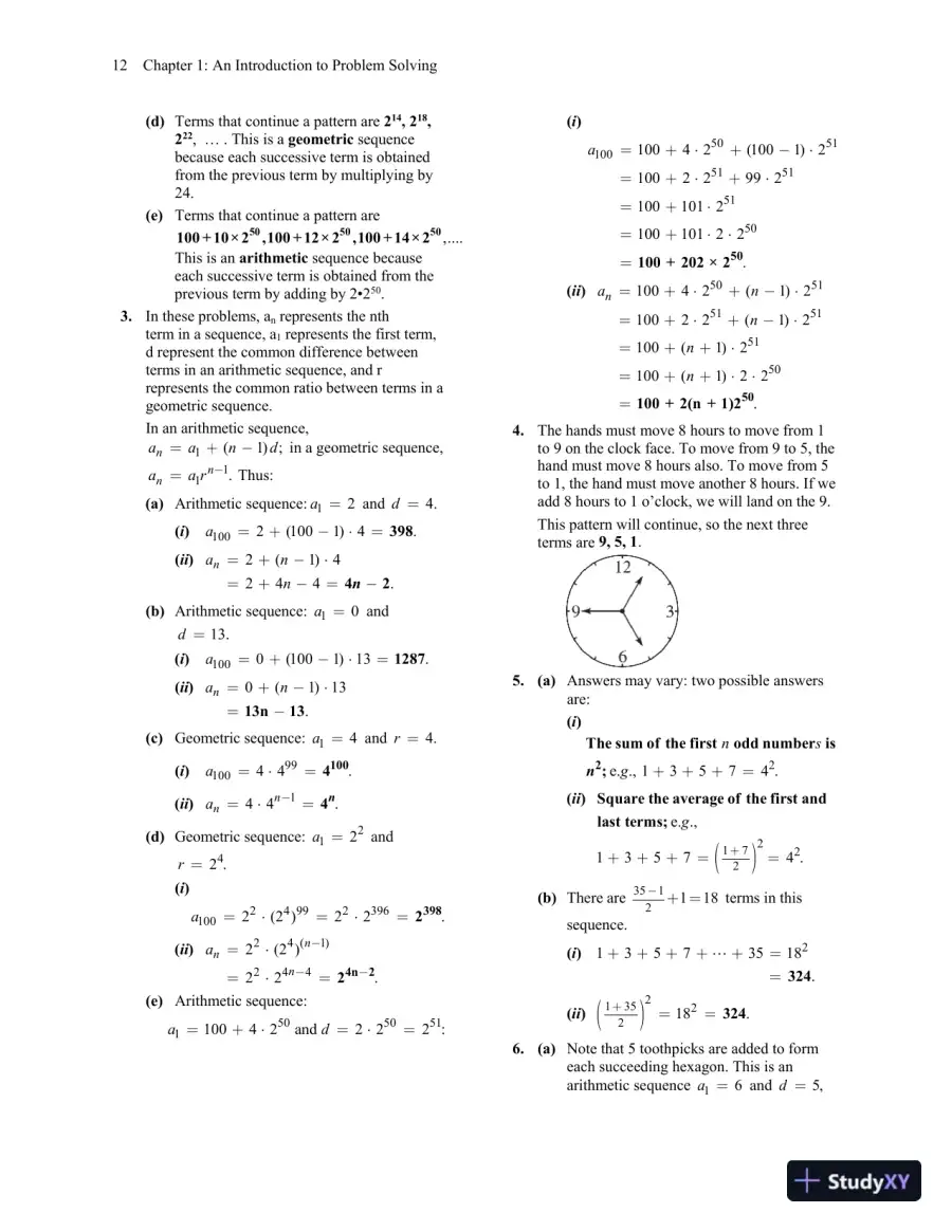 Solution Manual for A Problem Solving Approach to Mathematics for Elementary School Teachers, 13th Edition, page 15