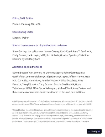 GMAT Prep Plus 2021: 6 Practice Tests + Proven Strategies (2020) - Page 12 preview image