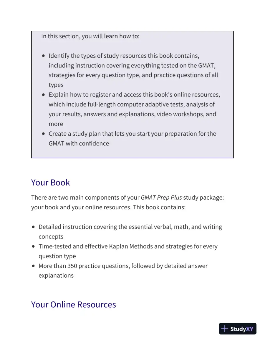 GMAT Prep Plus 2021: 6 Practice Tests + Proven Strategies (2020), page 15
