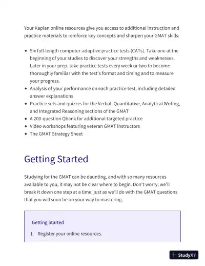 GMAT Prep Plus 2021: 6 Practice Tests + Proven Strategies (2020) - Page 16 preview image