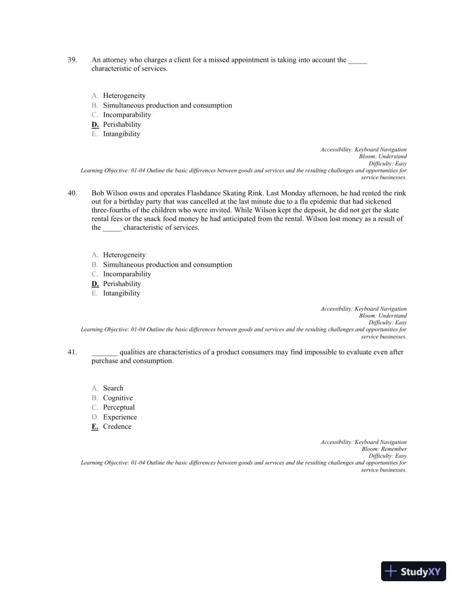 Services Marketing: Integrating Customer Focus Across the Firm 7th Edition Test Bank, page 14