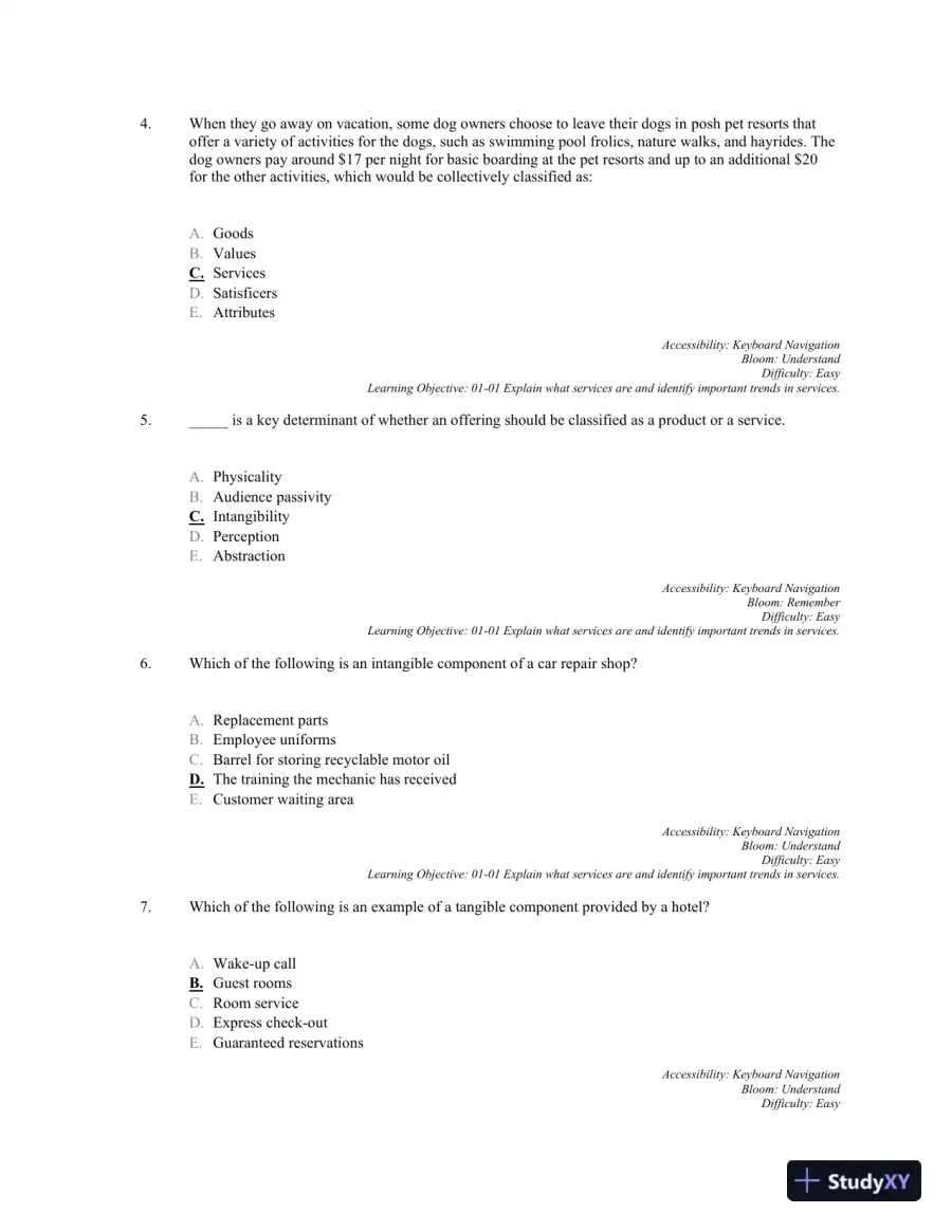 Services Marketing: Integrating Customer Focus Across the Firm 7th Edition Test Bank, page 3