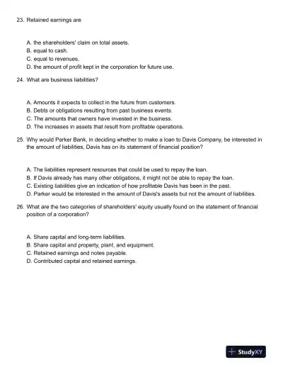 Financial Accounting 5th Canadian Edition Test Bank - Page 7 preview image