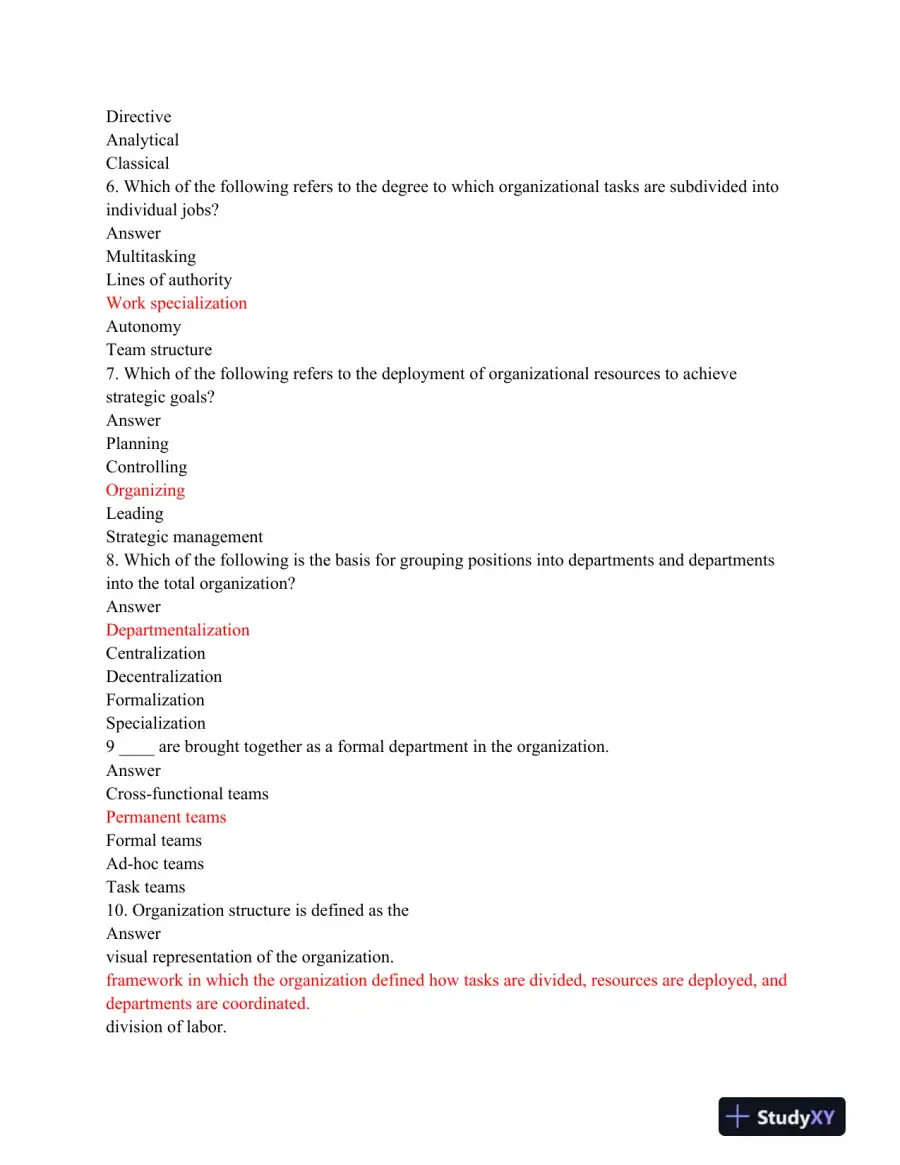 MGT 500 - Management and Organizational Behavior: Decision Making, Leadership, and Workplace Dynamics, page 3