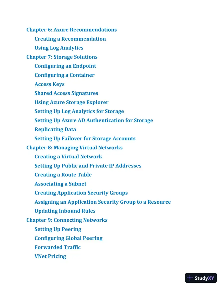 Microsoft Azure Architect Technologies Study Companion: Exam AZ-300 and AZ-303 (2020), page 13