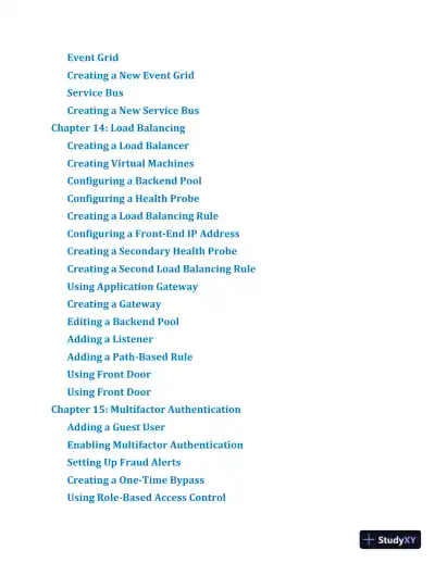 Microsoft Azure Architect Technologies Study Companion: Exam AZ-300 and AZ-303 (2020) - Page 16 preview image