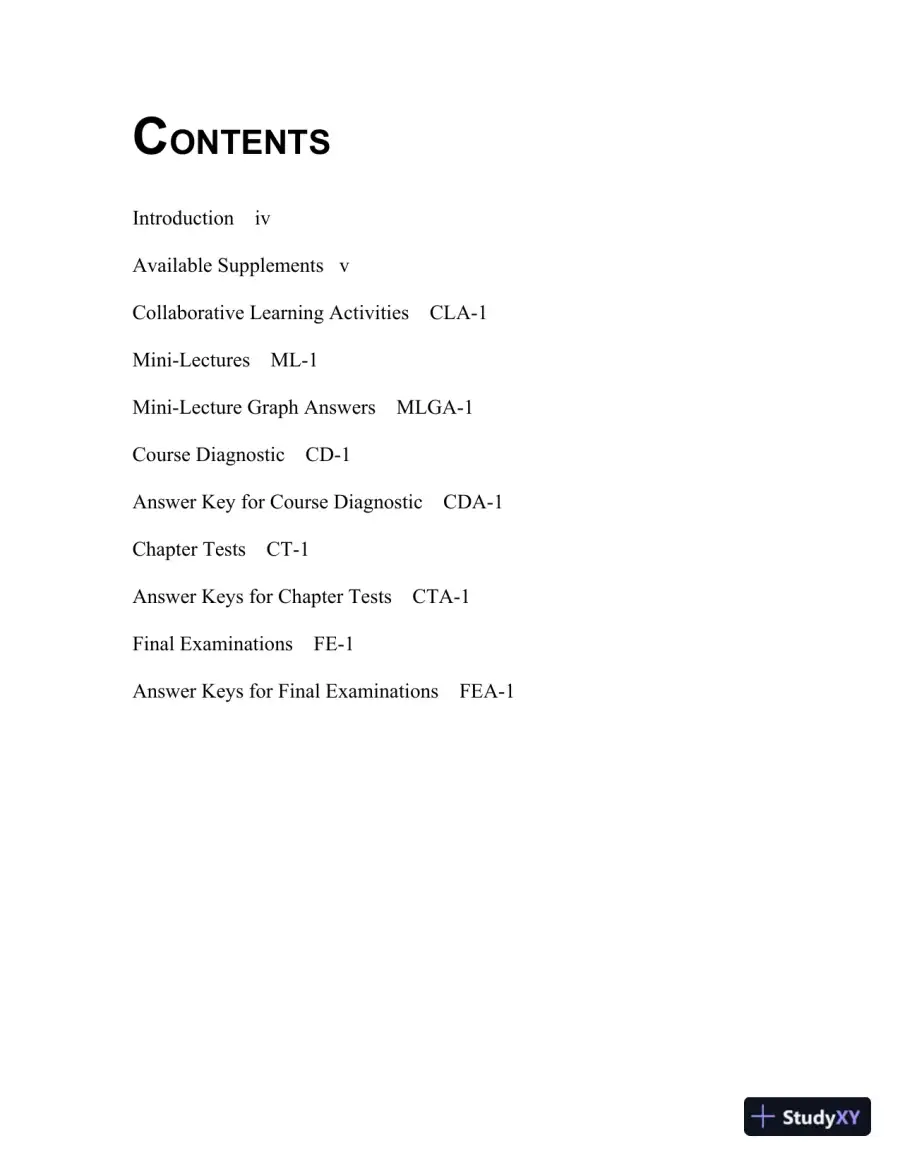 Solution Manual for Developmental Mathematics: College Mathematics and Introductory Algebra, 10th Edition, page 3