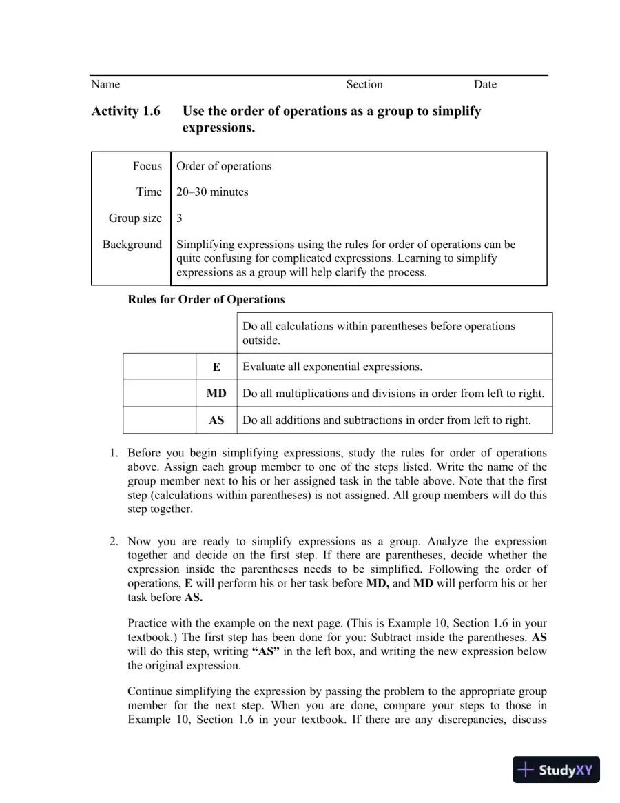 Solution Manual for Developmental Mathematics: College Mathematics and Introductory Algebra, 10th Edition, page 8