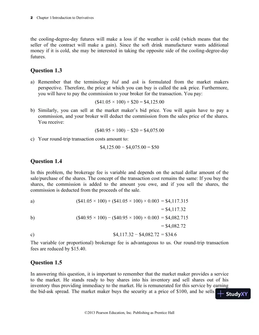 Solution Manual For Derivatives Markets, 3rd Edition, page 3