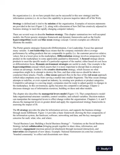 Managing And Using Information System, 5th Edition Solution Manual - Page 3 preview image