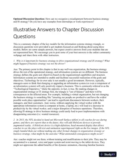 Managing And Using Information System, 5th Edition Solution Manual - Page 4 preview image