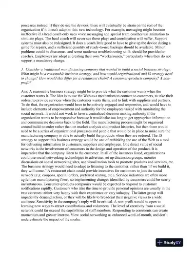 Managing And Using Information System, 5th Edition Solution Manual - Page 5 preview image