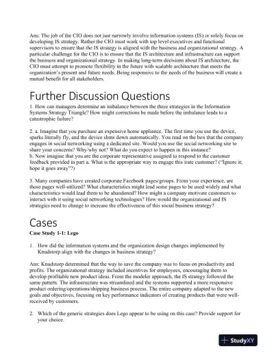 Managing And Using Information System, 5th Edition Solution Manual - Page 7 preview image