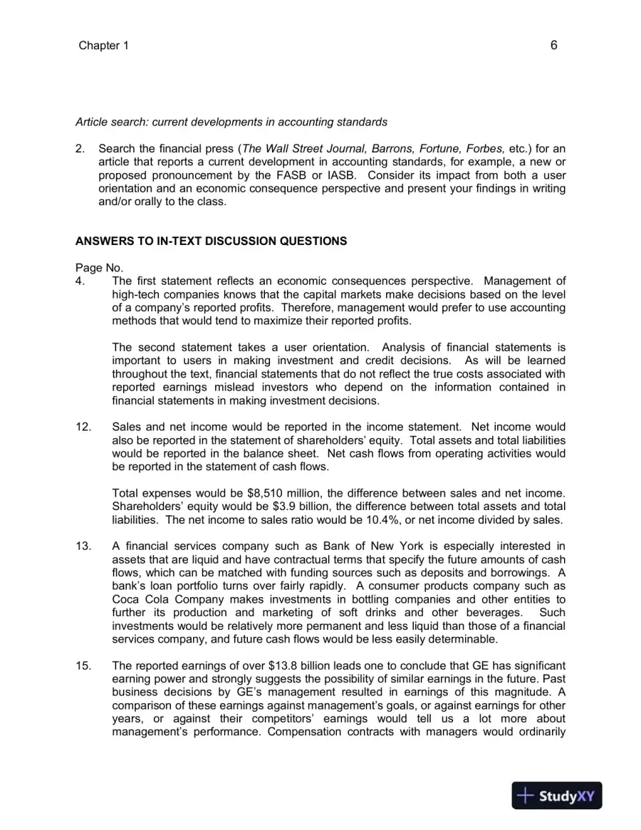 Class Notes for Financial Accounting in an Economic Context, 9th Edition, page 7