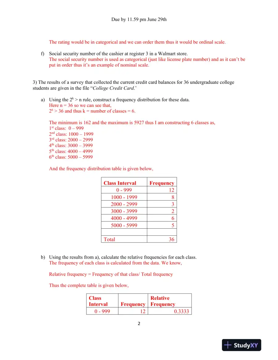 Introduction to Statistics: Data Types, Measurement Levels, Frequency Distributions, and Visual Data Representation, page 3
