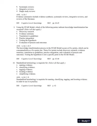 Test Bank for Health Informatics: An Interprofessional Approach, 1st Edition - Page 10 preview image