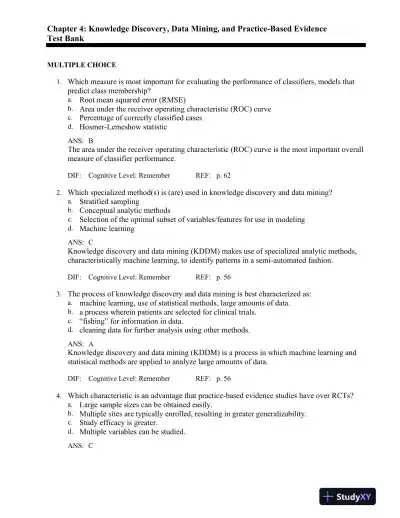 Test Bank for Health Informatics: An Interprofessional Approach, 1st Edition - Page 11 preview image