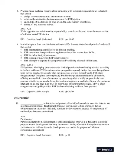 Test Bank for Health Informatics: An Interprofessional Approach, 1st Edition - Page 13 preview image