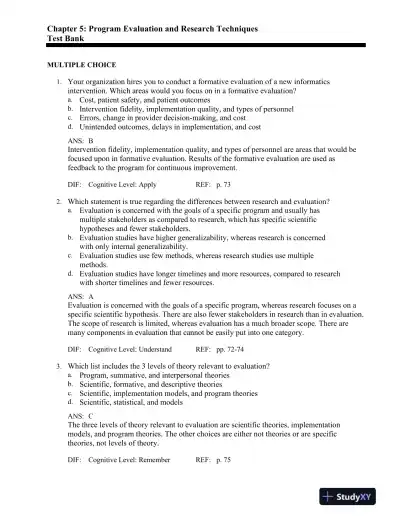 Test Bank for Health Informatics: An Interprofessional Approach, 1st Edition - Page 14 preview image