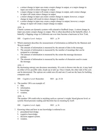 Test Bank for Health Informatics: An Interprofessional Approach, 1st Edition - Page 6 preview image