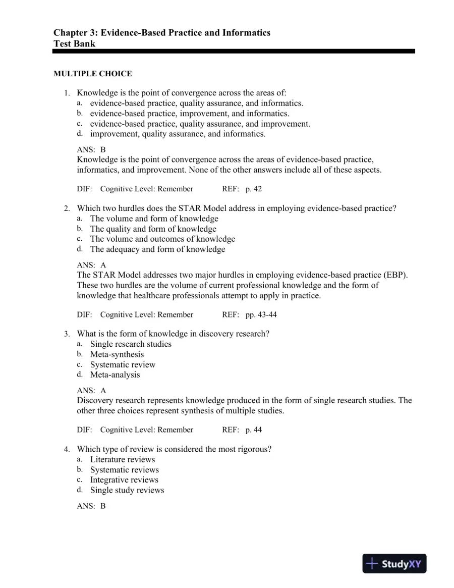 Test Bank for Health Informatics: An Interprofessional Approach, 1st Edition, page 8