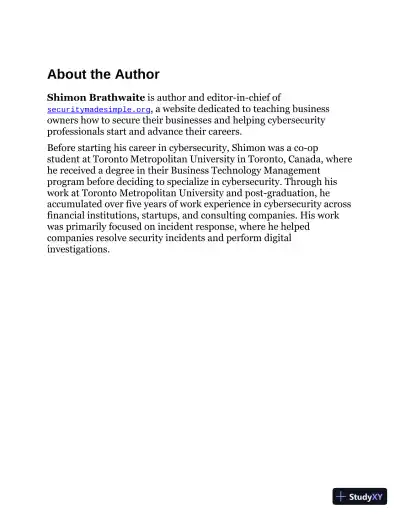 MCA Microsoft Certified Associate Azure Security Engineer Study Guide: Exam AZ-500 (2022) - Page 15 preview image