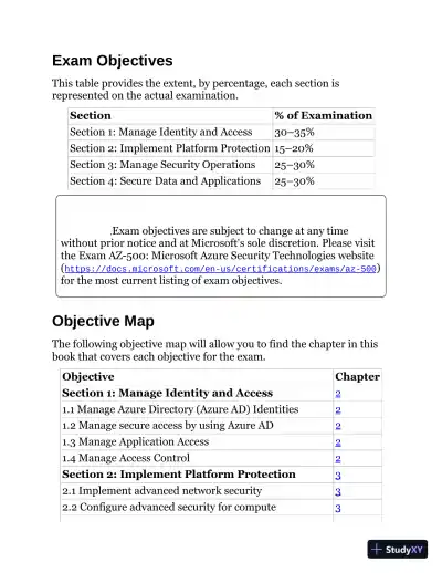 MCA Microsoft Certified Associate Azure Security Engineer Study Guide: Exam AZ-500 (2022) - Page 23 preview image