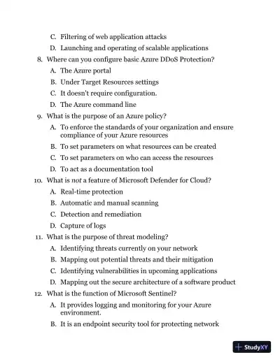 MCA Microsoft Certified Associate Azure Security Engineer Study Guide: Exam AZ-500 (2022) - Page 26 preview image