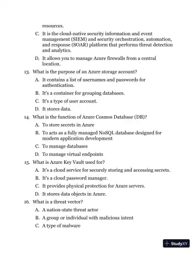 MCA Microsoft Certified Associate Azure Security Engineer Study Guide: Exam AZ-500 (2022) - Page 27 preview image