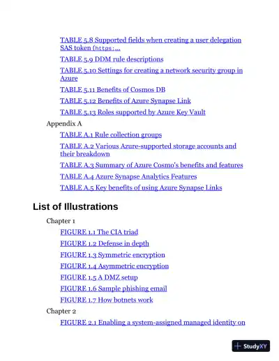MCA Microsoft Certified Associate Azure Security Engineer Study Guide: Exam AZ-500 (2022) - Page 7 preview image