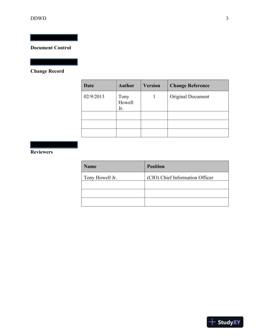 CIS 499 Database and Data Warehousing Design, page 4