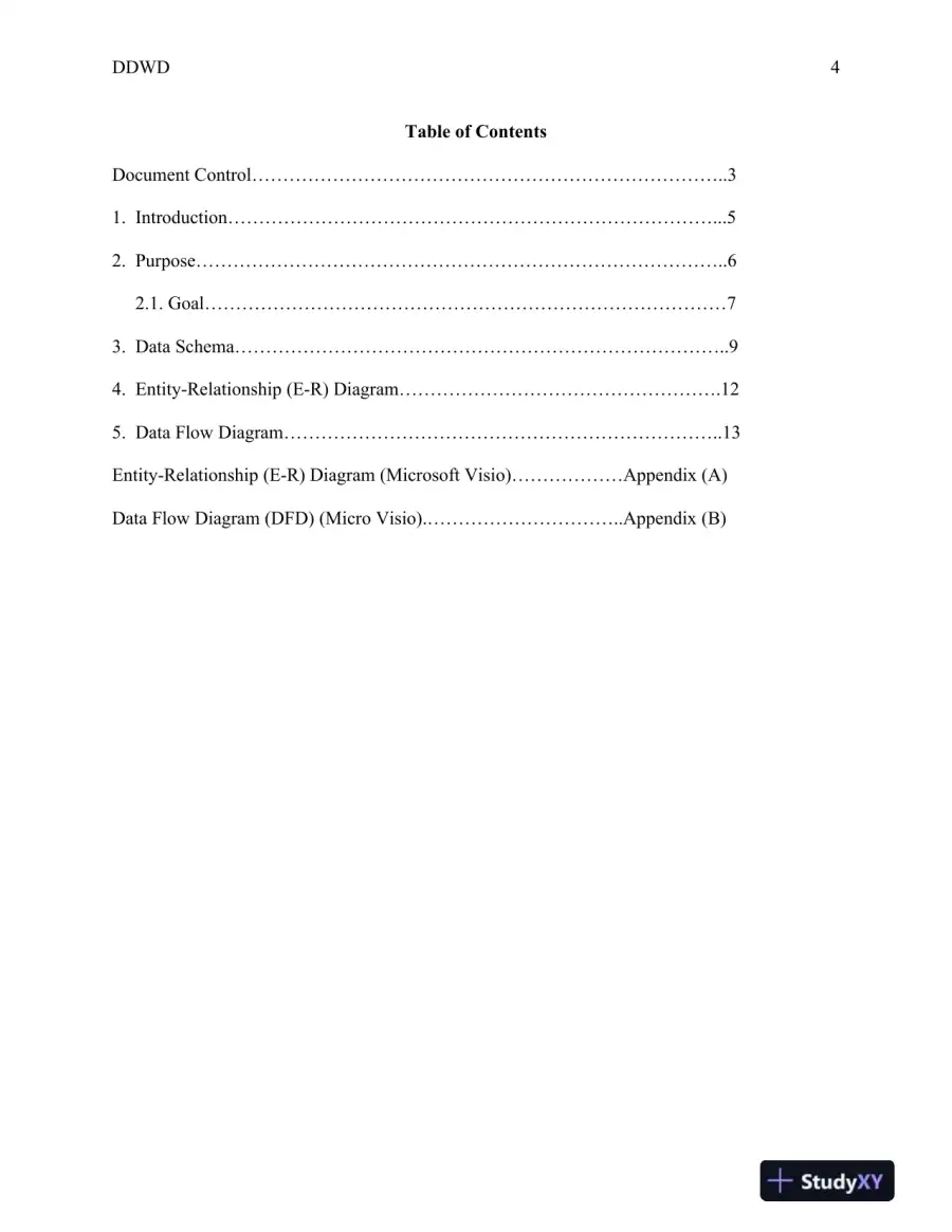 CIS 499 Database and Data Warehousing Design, page 5