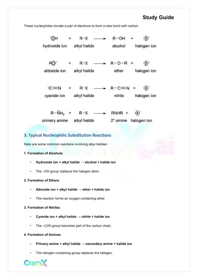 Organic Chemistry II - Alkyl Halides - Page 2 preview image