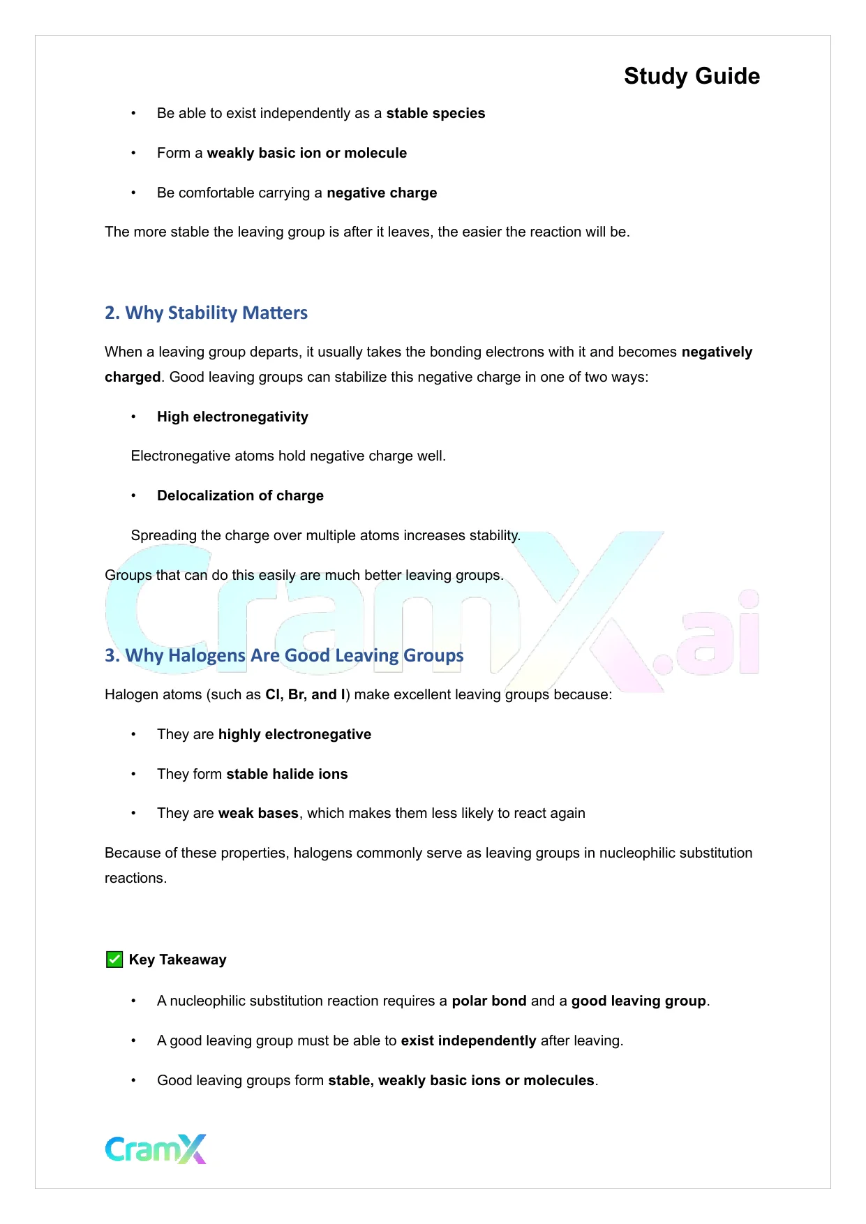 Organic Chemistry II - Alkyl Halides - Page 4 preview image