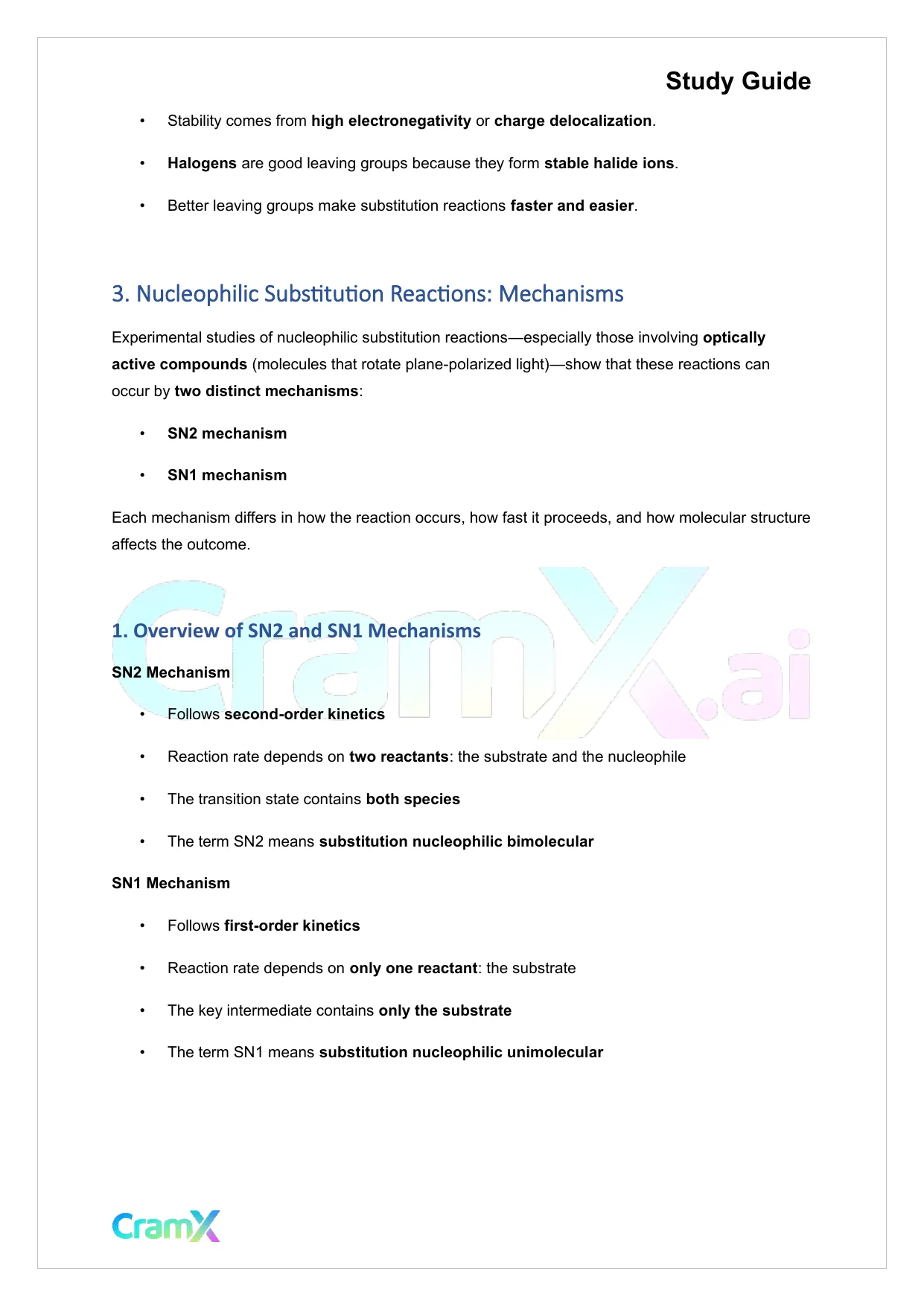 Organic Chemistry II - Alkyl Halides - Page 5 preview image