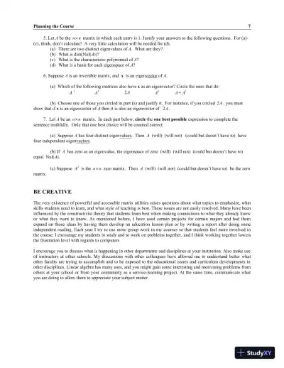 Solution Manual For Linear Algebra Plus Mymathlab Getting Started Kit For Linear Algebra And Its Applications, 4th Edition - Page 10 preview image
