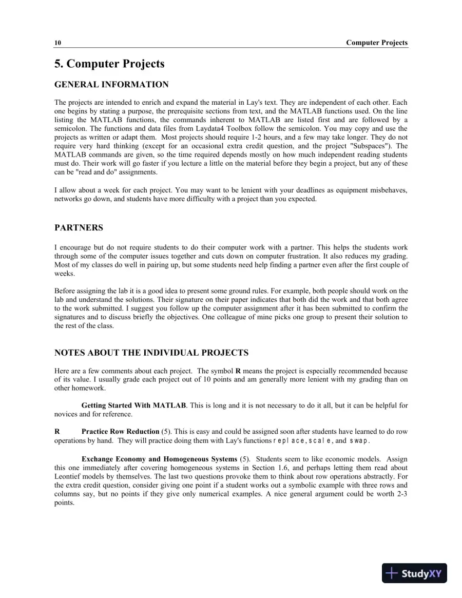 Solution Manual For Linear Algebra Plus Mymathlab Getting Started Kit For Linear Algebra And Its Applications, 4th Edition, page 13