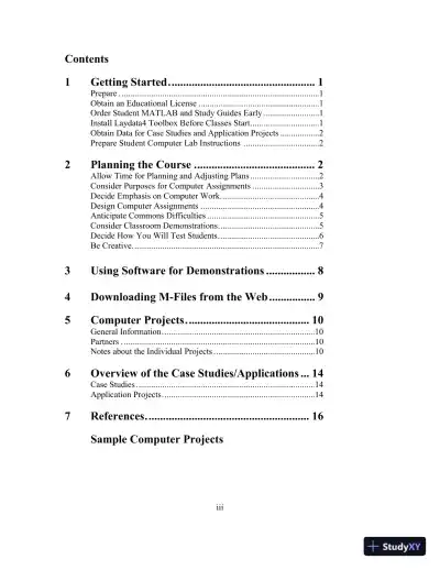 Solution Manual For Linear Algebra Plus Mymathlab Getting Started Kit For Linear Algebra And Its Applications, 4th Edition - Page 3 preview image