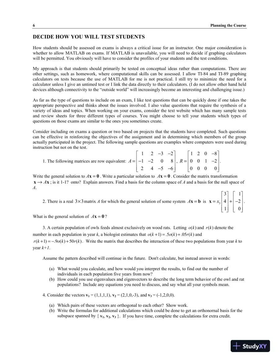 Solution Manual For Linear Algebra Plus Mymathlab Getting Started Kit For Linear Algebra And Its Applications, 4th Edition, page 9