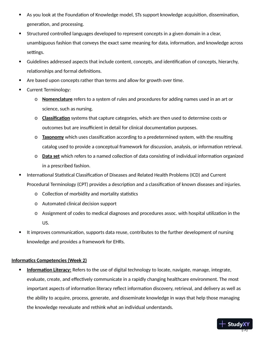 NR599 Midterm Review Practice Exam with Answers (96 Solved Questions), page 6