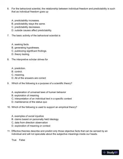 A First Look at Communication Theory (Conversations with Communication Theorists) 9th Edition Test Bank - Page 13 preview image