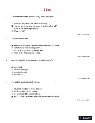 A First Look at Communication Theory (Conversations with Communication Theorists) 9th Edition Test Bank - Page 16 preview image