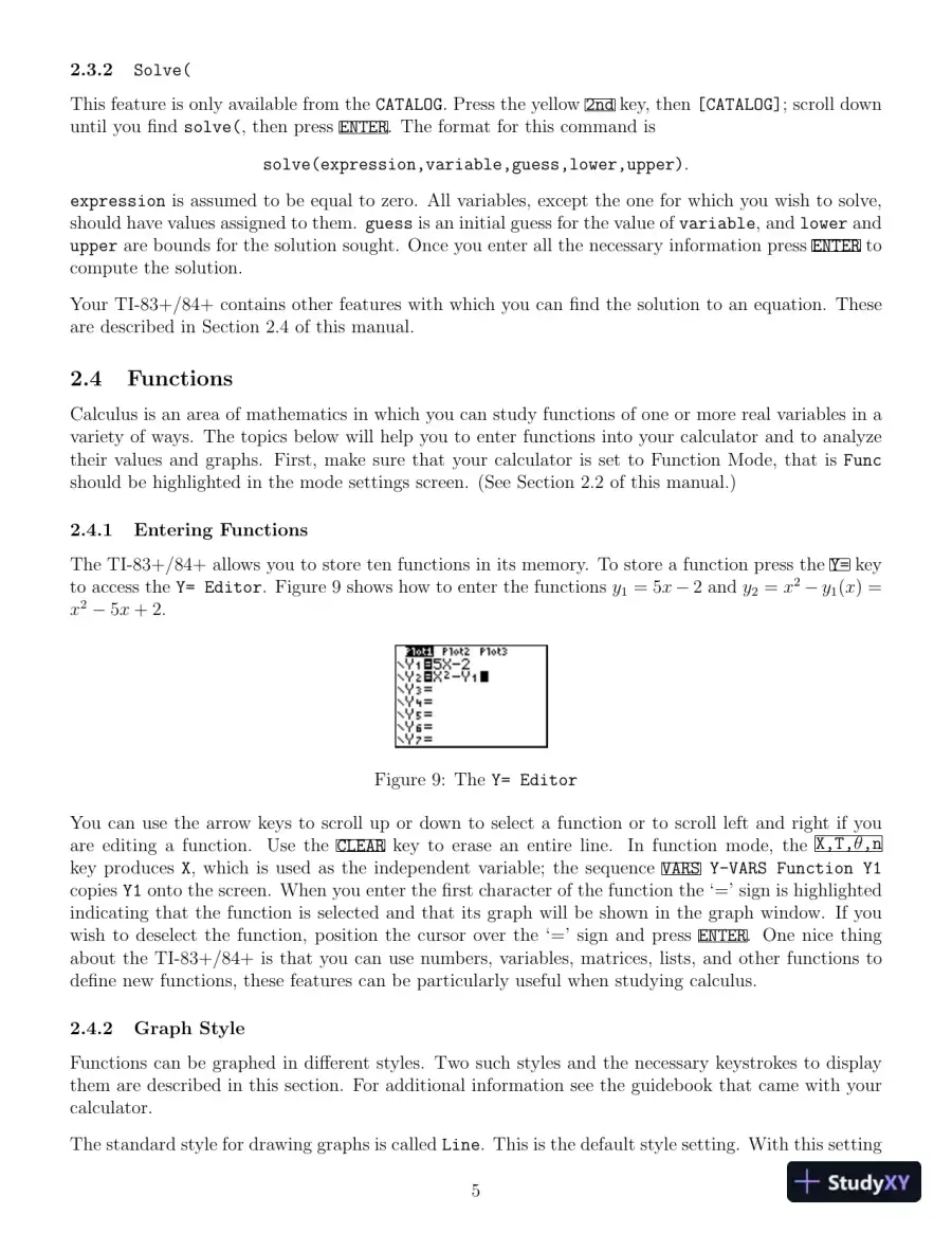 Solution Manual For Thomas' Calculus, Media Upgrade, 11th Edition, page 10