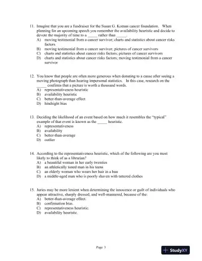 Discovering the Scientist Within: Research Methods in Psychology 1st 2016 Edition Test Bank - Page 7 preview image